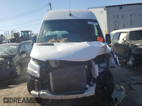 2023 Mercedes-Benz Sprinter Cargo with VIN W1Y4KBHY9PT145169, listed as a Copart auction lot 73496874 with 17,555 mi miles and Salvage Title. Bid and sale history available at carsss.com. Image 5.