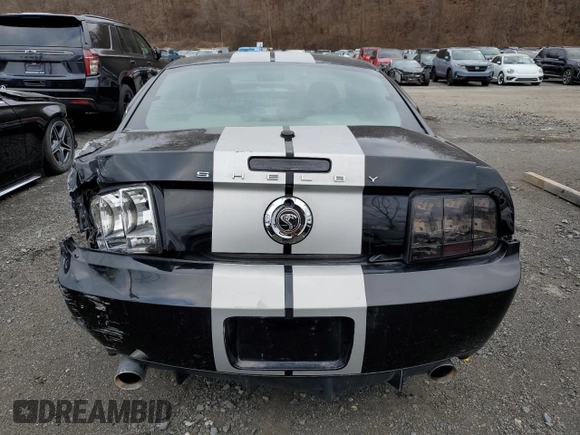 2007 Ford Mustang GT Deluxe with VIN 1ZVHT82H075356342, listed as a Copart auction lot 47814925 with 38,367 mi miles and Salvage Title. Bid and sale history available at carsss.com. Image 6.