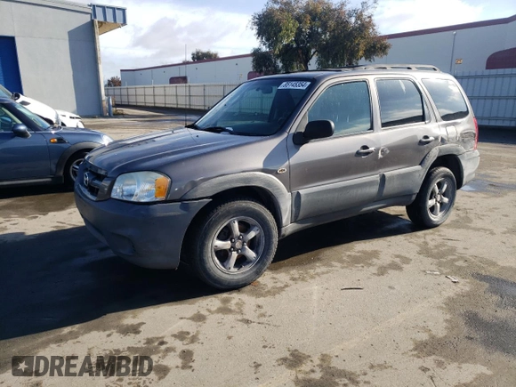 2005 Mazda Tribute i with VIN 4F2YZ02Z55KM21826, listed as a Copart auction lot 85145354 with 204,384 mi miles and Salvage Title. Bid and sale history available at carsss.com. Image 1.
