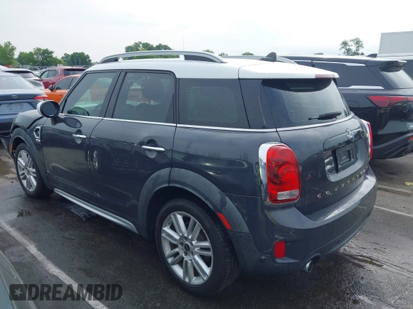 2020 MINI Countryman Cooper S with VIN WMZYW7C0XL3L85463, listed as a IAAI auction lot 42344478 with 54,654 mi miles and . Bid and sale history available at DreamBid. Image 14.