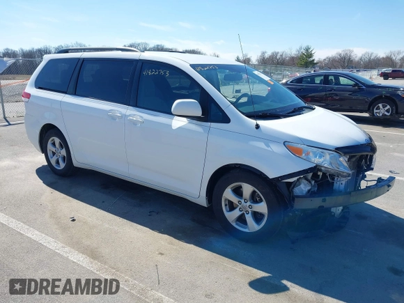 2012 Toyota Sienna LE AAS with VIN 5TDKK3DC3CS213969, listed as a IAAI auction lot 41822753 with 95,766 mi miles and . Bid and sale history available at DreamBid. Image 1.