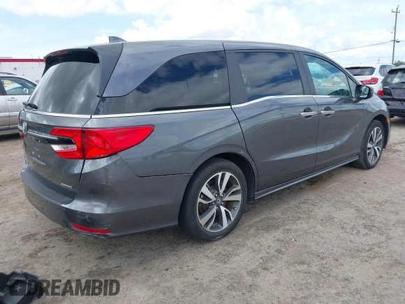 2023 Honda Odyssey Touring with VIN 5FNRL6H81PB047495, listed as a IAAI auction lot 41919967 with Not Provided miles and . Bid and sale history available at DreamBid. Image 4.
