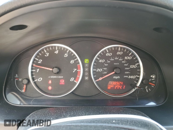 2007 Mazda 6 S Sport VE with VIN 1YVHP82D975M55949, listed as a Copart auction lot 71044844 with 138,924 mi miles and Clean Title. Bid and sale history available at carsss.com. Image 9.