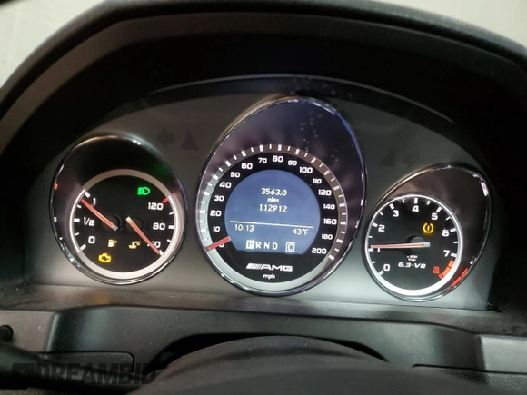 2010 Mercedes-Benz C 63 AMG with VIN WDDGF7HBXAF431638, listed as a Copart auction lot 44015185 with 112,912 mi miles and Salvage Title. Bid and sale history available at carsss.com. Image 9.