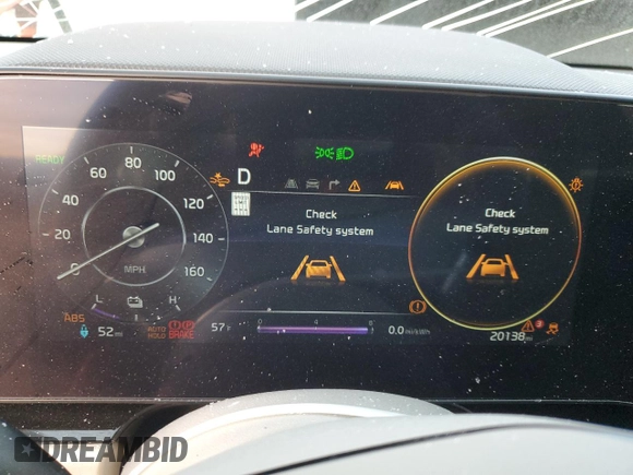 2023 Kia Niro Wave with VIN KNDCT3L12P5040197, listed as a Copart auction lot 87466814 with 20,138 mi miles and Salvage Title. Bid and sale history available at DreamBid. Image 9.