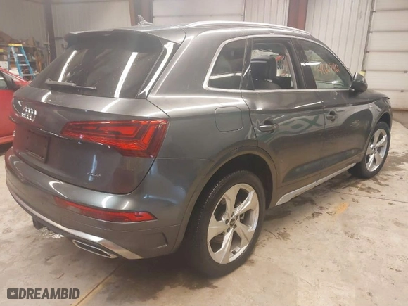 2023 Audi Q5 S line Premium Plus with VIN WA1EAAFY7P2159614, listed as a IAAI auction lot 41669412 with 24,499 mi miles. Bid and sale history available at carsss.com. Image 4.