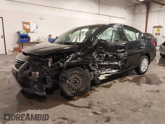 2014 Nissan Versa SV with VIN 3N1CN7AP3EK462106, listed as a IAAI auction lot 41636914 with 117,155 mi miles. Bid and sale history available at carsss.com. Image 21.