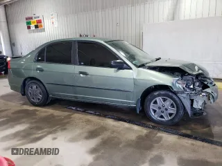 2004 Honda Civic VP with VIN 1HGES16334L015427, listed as a Copart auction lot 55235815 with 183,744 mi miles and Salvage title. Bid and sale history available at DreamBid. Image 4.