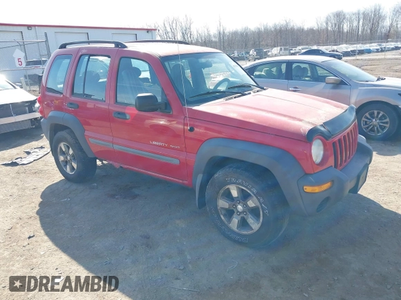 2003 Jeep Liberty Sport with VIN 1J4GL48K73W529461, listed as a IAAI auction lot 41785086 with 193,085 mi miles and . Bid and sale history available at carsss.com. Image 1.