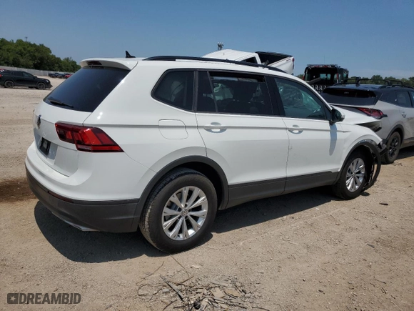 2020 Volkswagen Tiguan S with VIN 3VV1B7AX2LM053725, listed as a Copart auction lot 63898594 with NaN miles and Salvage Title. Bid and sale history available at carsss.com. Image 3.