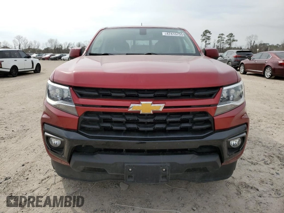 2021 Chevrolet Colorado 2WD LT с VIN 1GCGSCEA3M1295848, выставлен на аукционе Copart как лот 47415755 с пробегом 57 739 миль миль и Списание • Salvage title. История ставок и продаж доступна на DreamBid. Изображение 5.