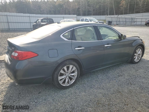 2011 Infiniti M37 with VIN JN1BY1APXBM320086, listed as a Copart auction lot 51016935 with 135,162 mi miles and Clean Title. Bid and sale history available at carsss.com. Image 3.