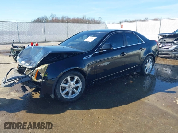 2008 Cadillac CTS AWD w/1SA with VIN 1G6DG577580180474, listed as a IAAI auction lot 41829667 with 192,037 mi miles. Bid and sale history available at carsss.com. Image 2.