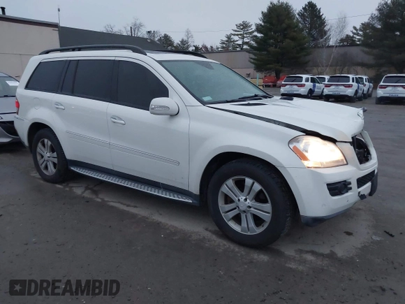 2008 Mercedes-Benz GL-Class 3.0L CDI with VIN 4JGBF22E18A435445, listed as a IAAI auction lot 41027515 with 191,459 mi miles. Bid and sale history available at carsss.com. Image 1.