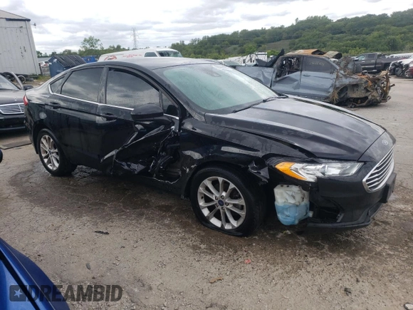2020 Ford Fusion SE with VIN 3FA6P0HD0LR214560, listed as a Copart auction lot 66500734 with 90,669 mi miles and Salvage title. Bid and sale history available at DreamBid. Image 4.