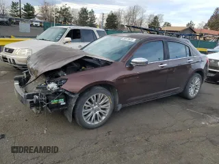 2013 Chrysler 200 Limited with VIN 1C3CCBCG4DN507313, listed as a Copart auction lot 50978835 with 97,540 mi miles and Salvage Title. Bid and sale history available at DreamBid. Image 1.