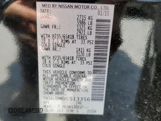 2015 Infiniti QX60 with VIN 5N1AL0MM0FC513356, listed as a Copart auction lot 58204695 with 178,423 mi miles and Clean title. Bid and sale history available at DreamBid. Image 13.