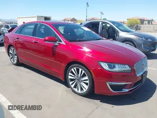 2017 Lincoln MKZ Hybrid Reserve with VIN 3LN6L5MU3HR603169, listed as a IAAI auction lot 42097492 with 58,930 mi miles. Bid and sale history available at carsss.com. Image 1.