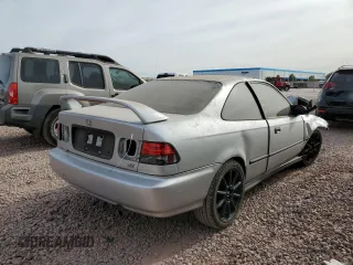 1998 Honda Civic DX with VIN 1HGEJ6121WL054485, listed as a Copart auction lot 84649634 with 212,769 mi miles and Salvage Title. Bid and sale history available at carsss.com. Image 3.