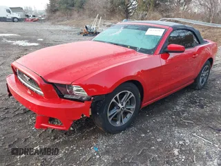 2014 Ford Mustang V6 with VIN 1ZVBP8EM6E5306738, listed as a IAAI auction lot 41226593 with 98,553 mi miles. Bid and sale history available at carsss.com. Image 18.