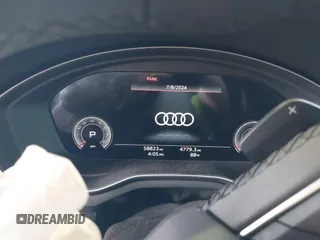2021 Audi A5 Sportback S line Premium Plus with VIN WAUFACF51MA029452, listed as a IAAI auction lot 39810194 with 58,823 mi miles. Bid and sale history available at carsss.com. Image 7.