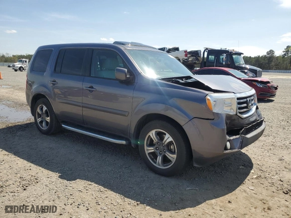 2015 Honda Pilot SE with VIN 5FNYF3H38FB024736, listed as a Copart auction lot 51492805 with 134,373 mi miles and Salvage Title. Bid and sale history available at carsss.com. Image 4.