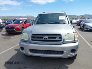 2002 Toyota Sequoia SR5 with VIN 5TDZT34A32S113234, listed as a IAAI auction lot 42086627 with 282,821 mi miles and . Bid and sale history available at carsss.com. Image 12.