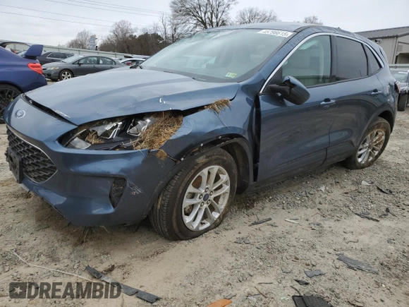 2020 Ford Escape SE with VIN 1FMCU0G69LUC26977, listed as a Copart auction lot 45796615 with 58,791 mi miles and Salvage Title. Bid and sale history available at carsss.com. Image 1.