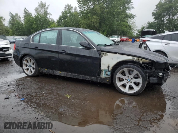 2006 BMW 3 Series 330i with VIN WBAVB335X6PS11566, listed as a Copart auction lot 58345225 with 152,952 mi miles and Salvage title. Bid and sale history available at DreamBid. Image 4.
