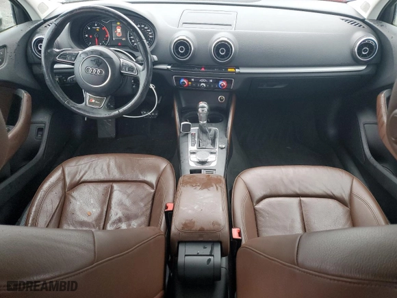 2015 Audi A3 2.0 TDI Premium with VIN WAUAJGFF5F1075864, listed as a Copart auction lot 45573875 with 112558 miles and Salvage Title. Bid and sale history available at carsss.com. Image 8.