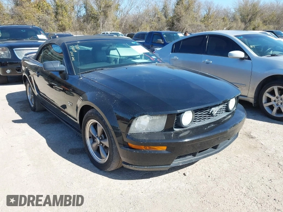 2005 Ford Mustang GT Deluxe with VIN 1ZVFT85H455226449, listed as a IAAI auction lot 41771971 with 128,570 mi miles and . Bid and sale history available at DreamBid. Image 1.