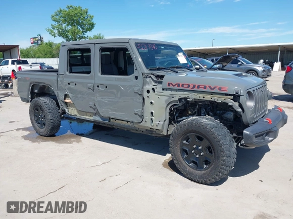 2021 Jeep Gladiator Mojave with VIN 1C6JJTEG8ML515686, listed as a IAAI auction lot 42217590 with 38,506 mi miles and . Bid and sale history available at DreamBid. Image 6.