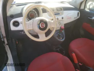 2013 FIAT 500 Pop with VIN 3C3CFFDR7DT741833, listed as a Copart auction lot 46635955 with 213,007 mi miles and Salvage Title. Bid and sale history available at carsss.com. Image 8.