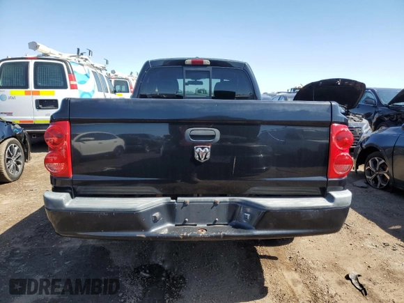 2006 Dodge Dakota SLT with VIN 1D7HW42N56S698951, listed as a Copart auction lot 52002705 with 193,793 mi miles and Clean Title. Bid and sale history available at carsss.com. Image 6.