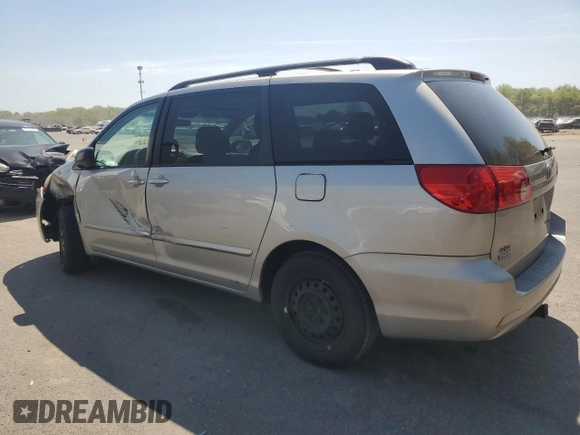 2009 Toyota Sienna CE with VIN 5TDZK23C59S236009, listed as a Copart auction lot 54921695 with 227,875 mi miles and Salvage Title. Bid and sale history available at DreamBid. Image 2.