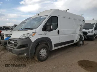 2023 Ram ProMaster Cargo with VIN 3C6MRVHG0PE581501, listed as a Copart auction lot 73074274 with 10,510 mi miles and Salvage Title. Bid and sale history available at carsss.com. Image 1.