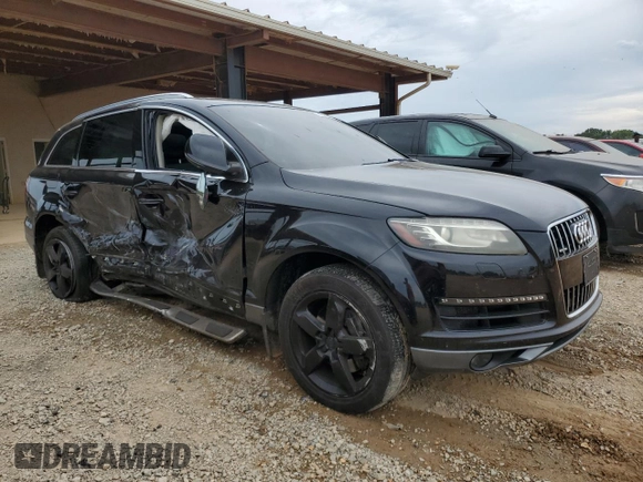 2012 Audi Q7 Premium Plus with VIN WA1LGBFE6CD002978, listed as a Copart auction lot 68976494 with 116,353 mi miles and Salvage title. Bid and sale history available at DreamBid. Image 4.