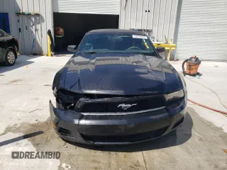 2012 Ford Mustang V6 with VIN 1ZVBP8EM0C5207975, listed as a Copart auction lot 52574655 with 161,516 mi miles and Salvage Title. Bid and sale history available at carsss.com. Image 5.