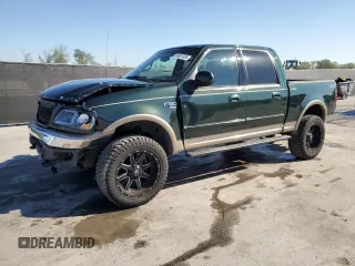 2001 Ford F-150 SuperCrew XLT with VIN 1FTRW08L51KC04299, listed as a Copart auction lot 48621685 with 341,020 mi miles and Salvage Title. Bid and sale history available at carsss.com. Image 1.