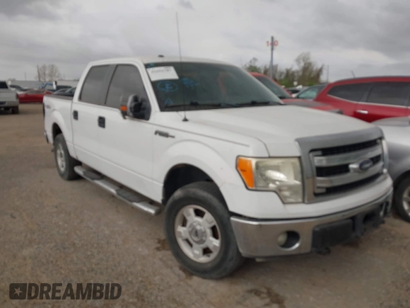 2014 Ford F-150 XL with VIN 1FTFW1EF1EFC93570, listed as a IAAI auction lot 41652787 with 265,015 mi miles. Bid and sale history available at carsss.com. Image 1.