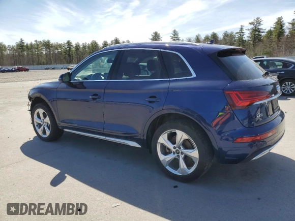 2021 Audi Q5 Premium Plus z VIN WA1BAAFY0M2136285, wystawiony jako Copart lot #52752555 z przebiegiem 22 970 mil mil oraz Szkoda całkowita • Salvage title. Historia ofert i sprzedaży dostępna na DreamBid. Obrazek 2.