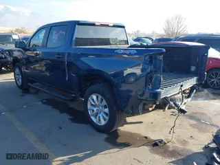 2021 Chevrolet Silverado 1500 Custom with VIN 3GCPYBEK9MG341735, listed as a IAAI auction lot 41037949 with 69,936 mi miles. Bid and sale history available at carsss.com. Image 3.