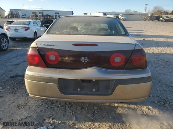 2003 Chevrolet Impala with VIN 2G1WF52K739273282, listed as a Copart auction lot 42131655 with 130,704 mi miles and Clean Title. Bid and sale history available at carsss.com. Image 6.