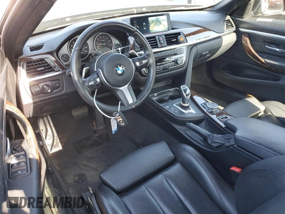 2017 BMW 4 Series 430i xDrive with VIN WBA4U9C50H5D44136, listed as a Copart auction lot 45125794 with 72,368 mi miles and Salvage title. Bid and sale history available at DreamBid. Image 8.