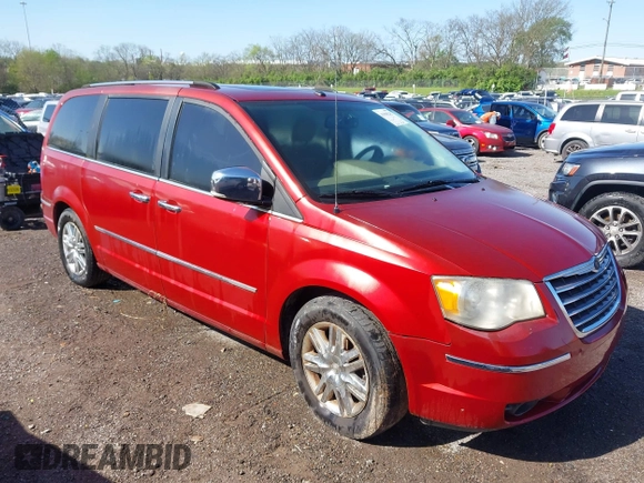 2008 Chrysler Town & Country Limited with VIN 2A8HR64X98R629057, listed as a IAAI auction lot 41990242 with 261,501 mi miles. Bid and sale history available at carsss.com. Image 1.