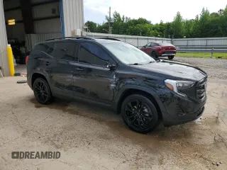 2020 GMC Terrain SLE with VIN 3GKALMEV7LL138282, listed as a Copart auction lot 58064355 with 109,318 mi miles and Salvage title. Bid and sale history available at DreamBid. Image 4.