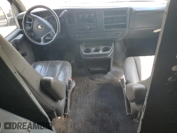 2013 Chevrolet Express Cargo with VIN 1GCWGFBA4D1110306, listed as a Copart auction lot 54005335 with 300,748 mi miles and Salvage title. Bid and sale history available at DreamBid. Image 8.