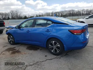 2022 Nissan Sentra SV with VIN 3N1AB8CV6NY237550, listed as a Copart auction lot 52093505 with 50,014 mi miles and Salvage Title. Bid and sale history available at carsss.com. Image 2.