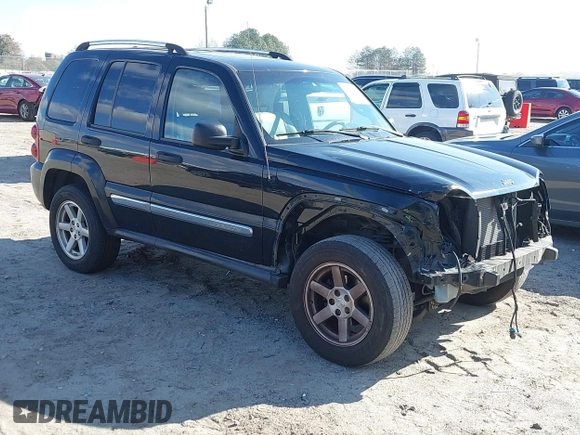 2005 Jeep Liberty Limited with VIN 1J4GK58K45W542731, listed as a IAAI auction lot 41033320 with 151,724 mi miles. Bid and sale history available at carsss.com. Image 1.