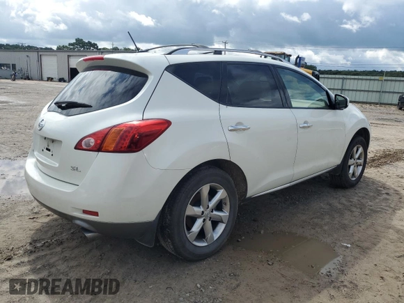 2010 Nissan Murano SL z VIN JN8AZ1MU7AW013022, wystawiony jako Copart lot #60419605 z przebiegiem 91 175 mil mil oraz Szkoda całkowita • Salvage title. Historia ofert i sprzedaży dostępna na DreamBid. Obrazek 3.